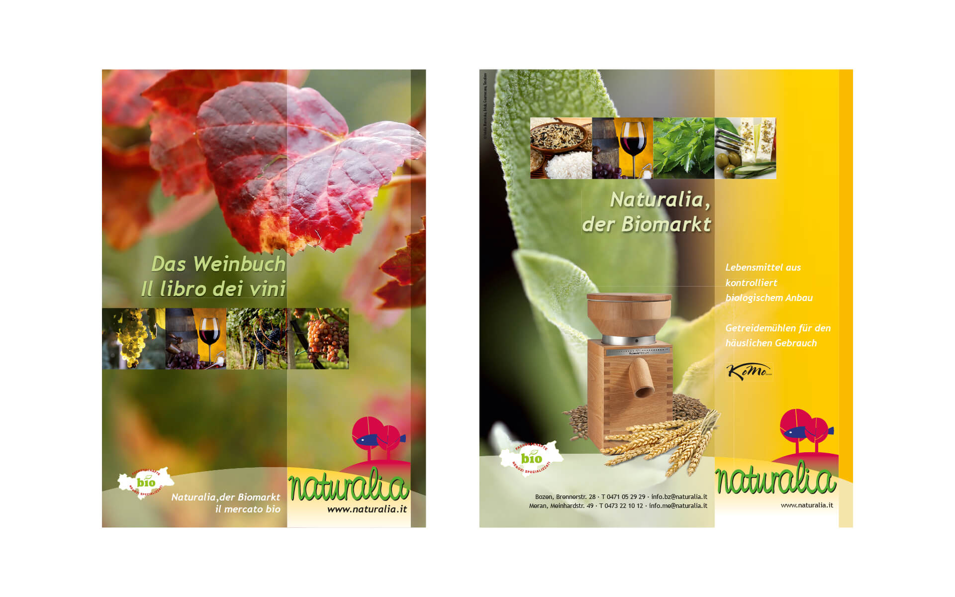Covergestaltung und Werbeanzeige - Naturalia