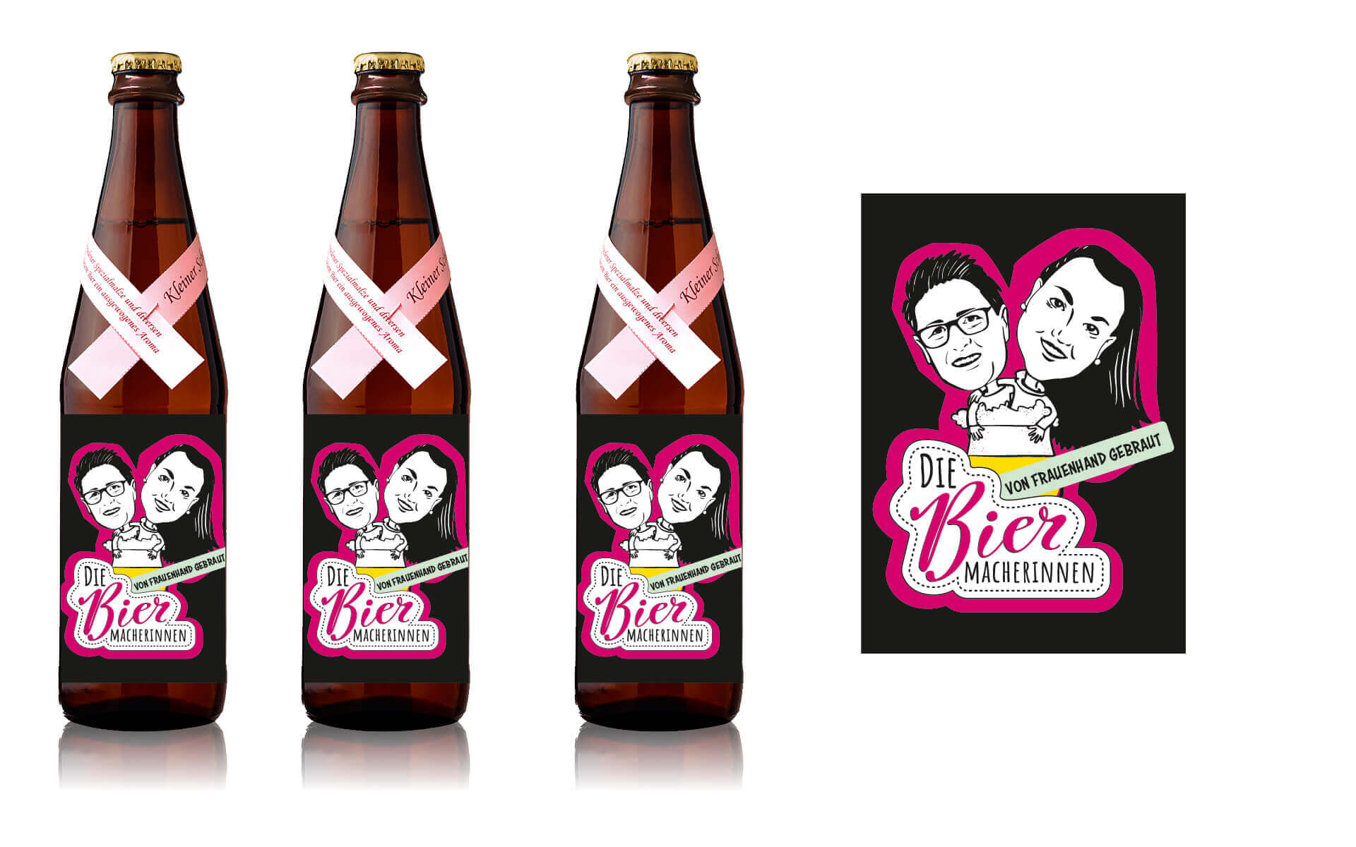 Die Biermacherinnen Etikette