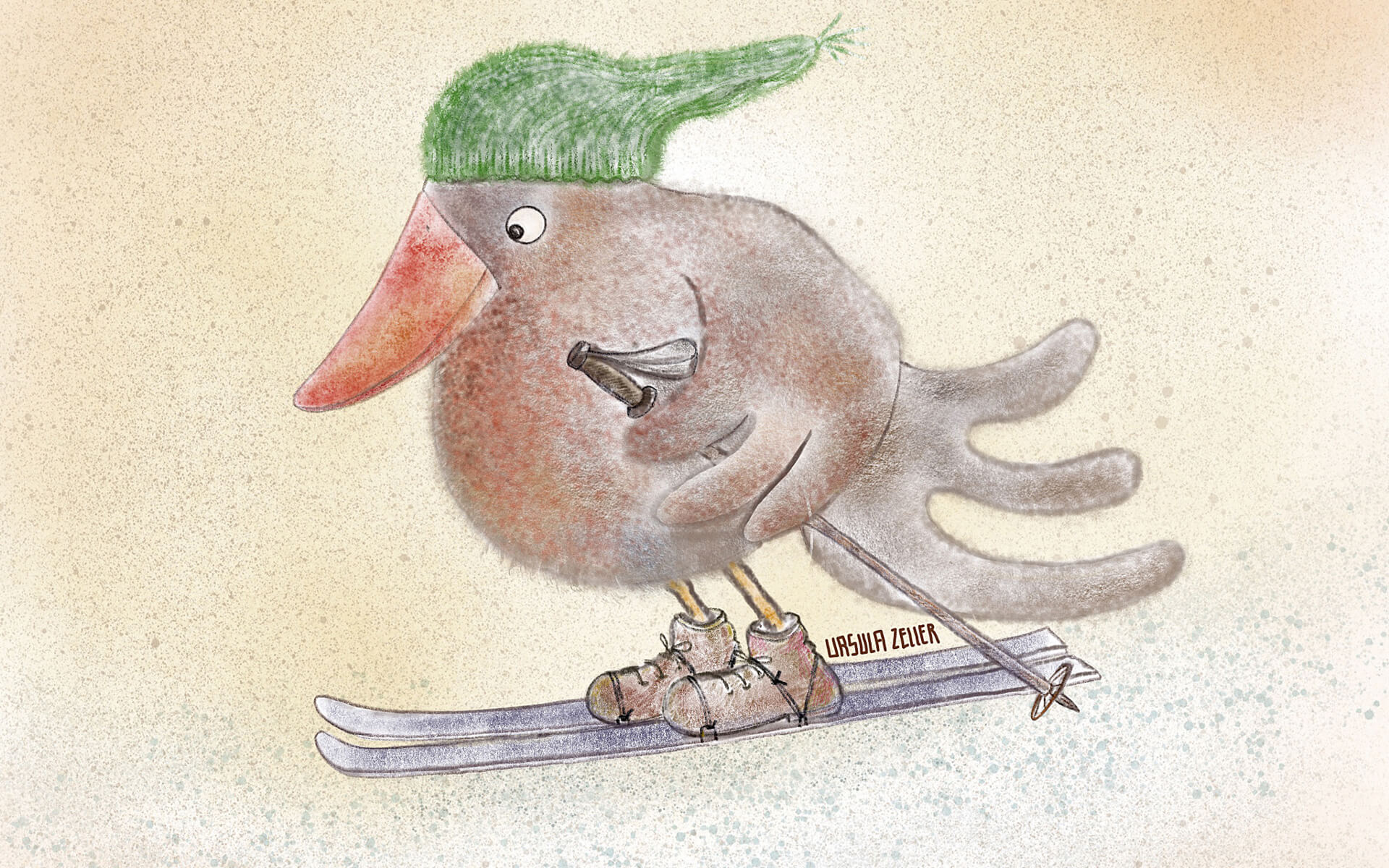 Illustration “Der Skirabe”
