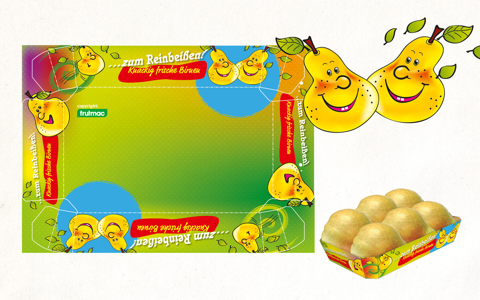Illustration für Obstschale - Firma Frutmac