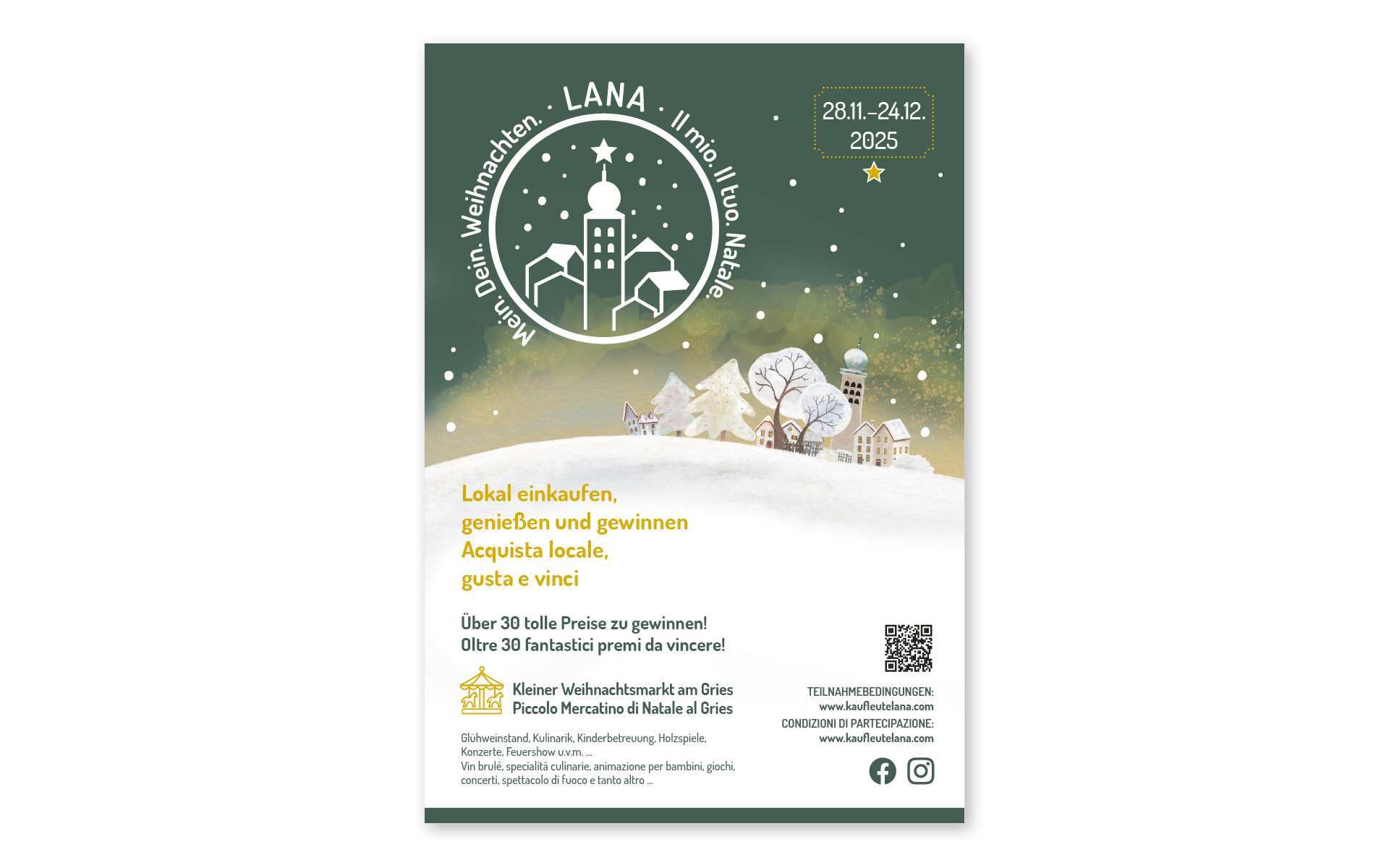 Werbeplakat LANA Mein.Dein.Weihnachten.